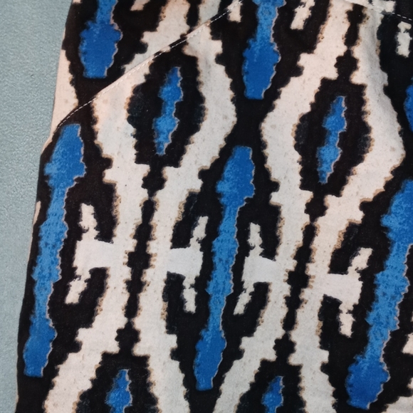 Nicole Miller patterned shorts blue - Picture 3 of 5